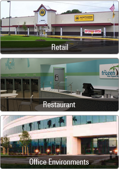 Retail Restaurant office Environments